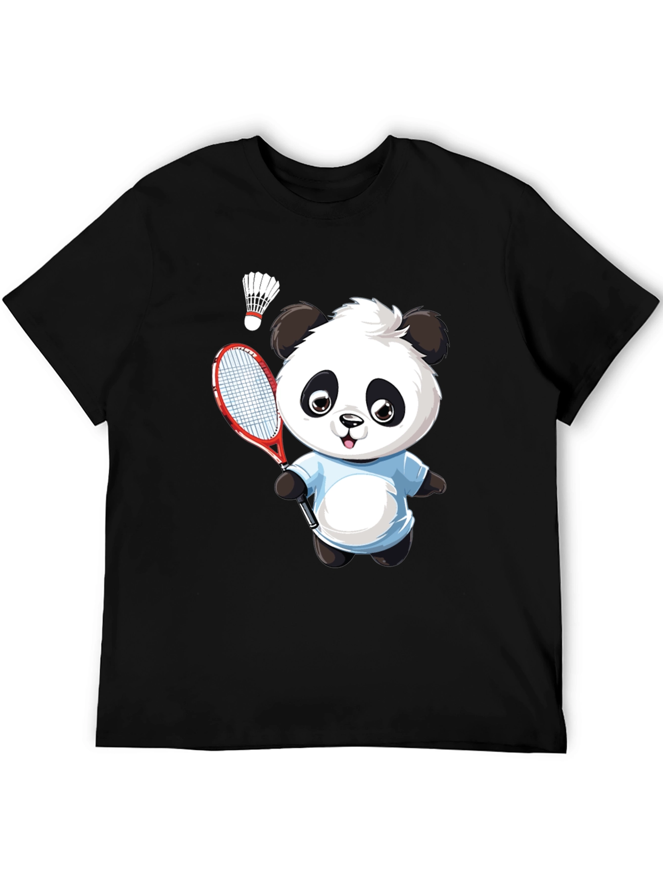 Panda Badminton Graphic Tee