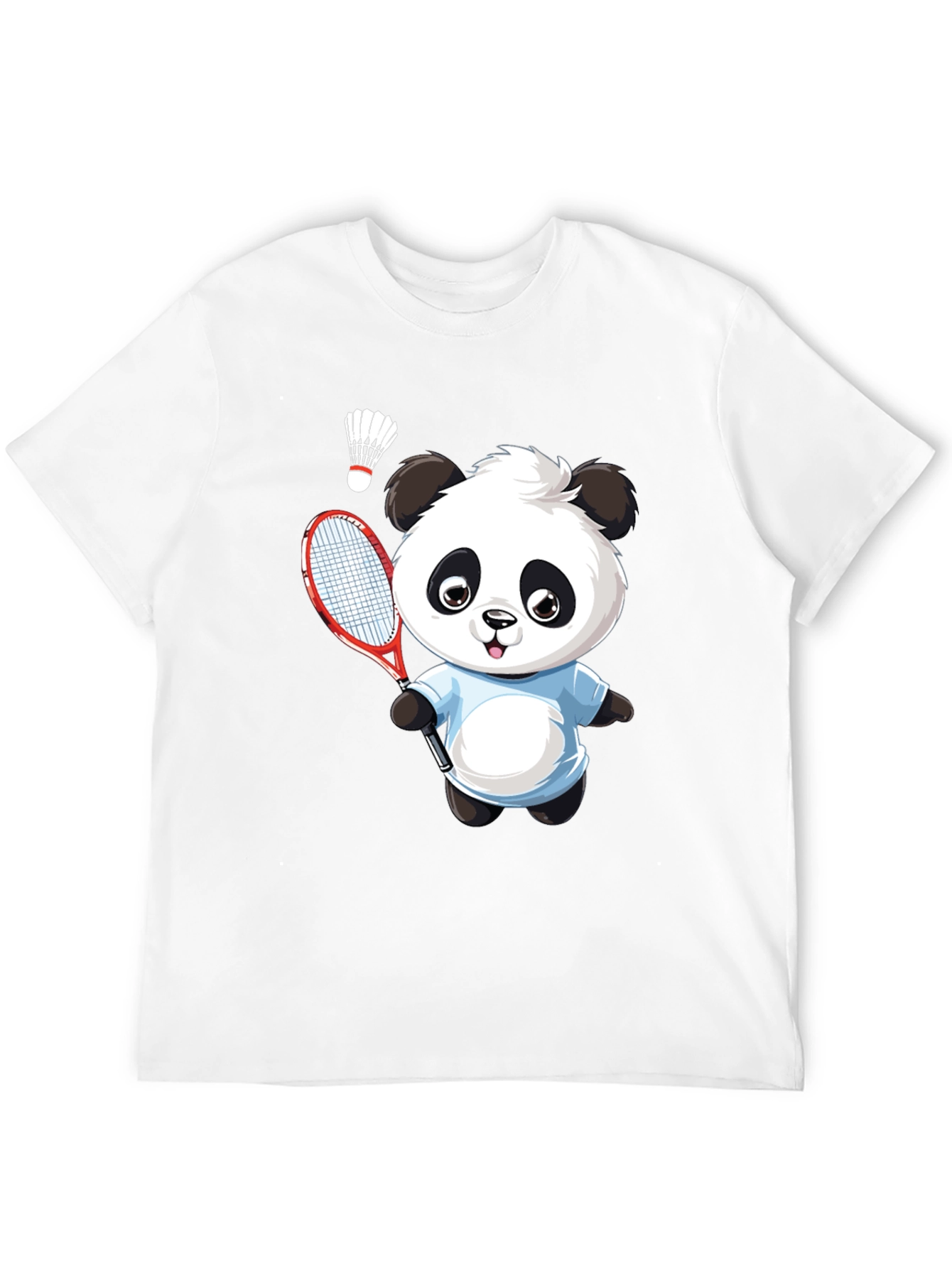 Panda Badminton Graphic Tee