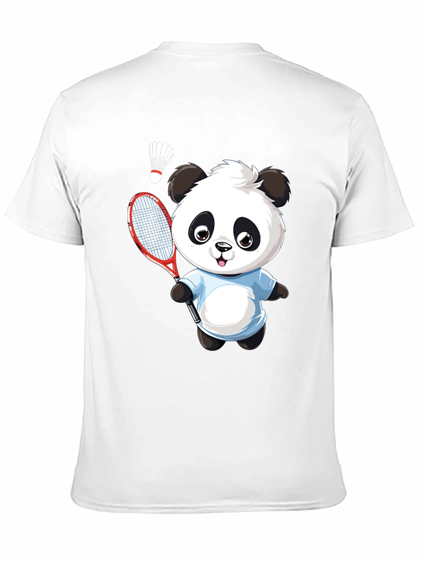 Panda Badminton Graphic Tee