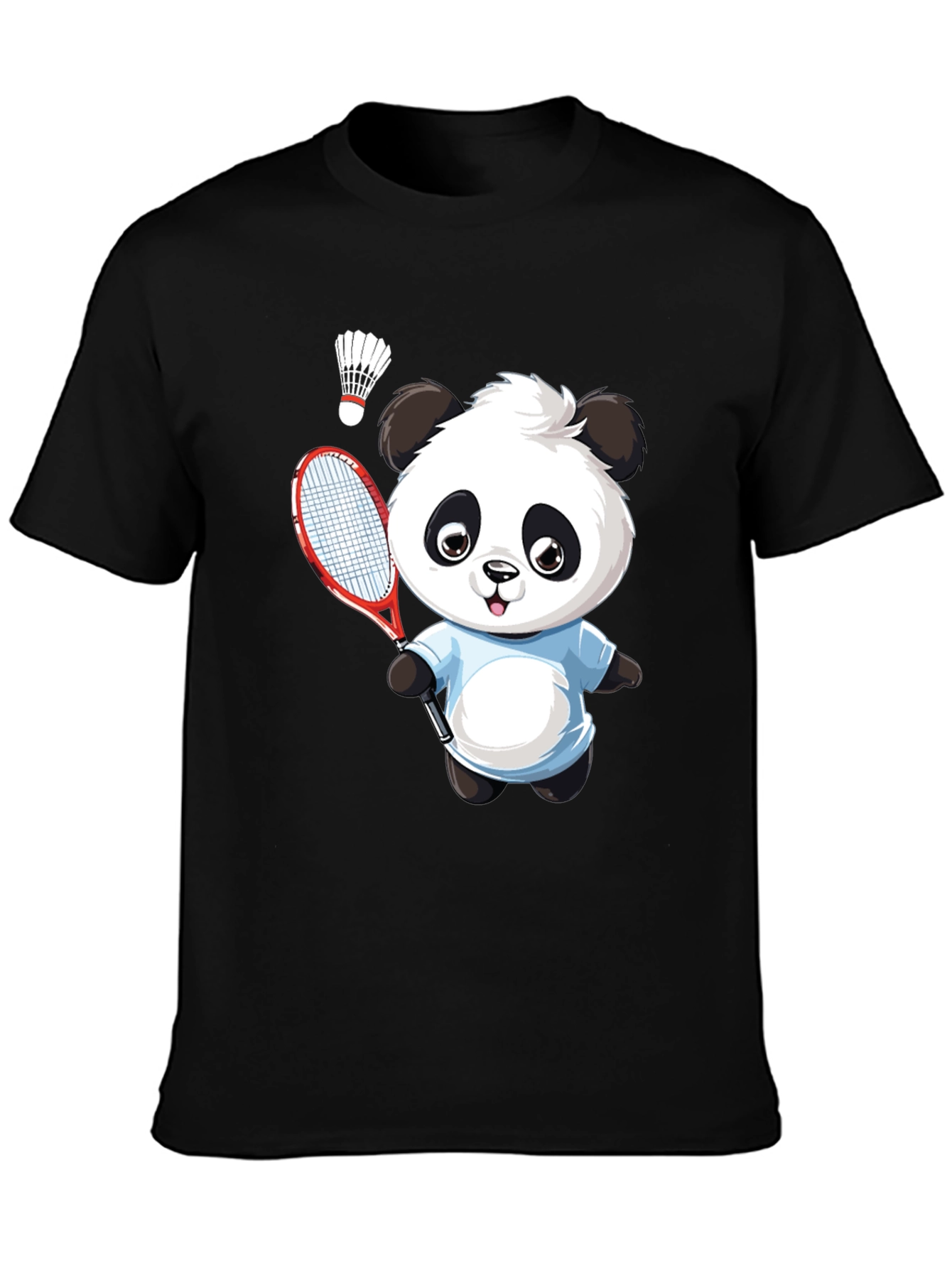 Panda Badminton Graphic Tee