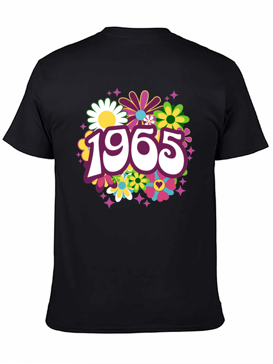 1965 Floral T-Shirt - Retro Flower Power Tee